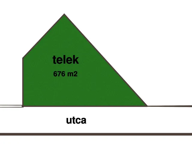 Eladó telek Csörög 676 nm
