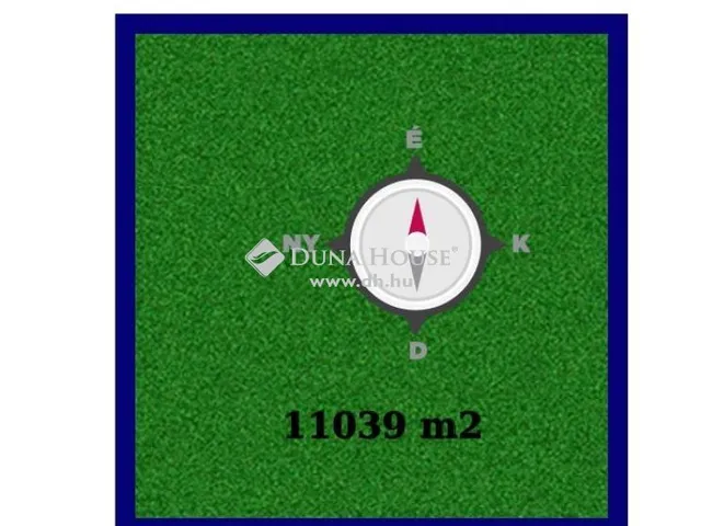 Eladó telek Kisszállás 11039 nm