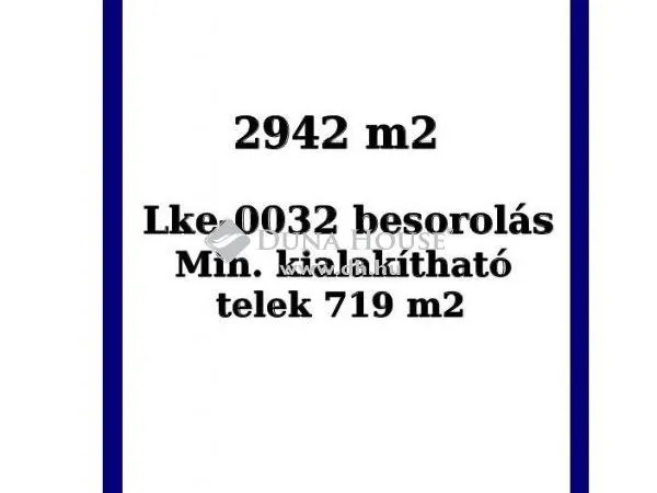 Eladó telek Kecskemét 2942 nm