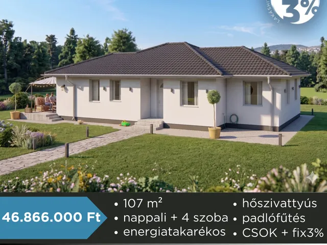Eladó ház Kecskemét, Belváros 107 nm