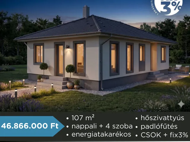 Eladó ház Kecskemét, Belváros 107 nm