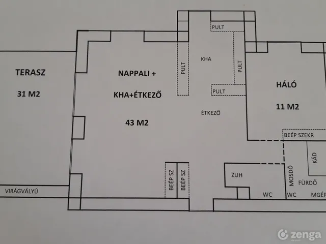 Eladó lakás Budapest XI. kerület, Sasad-Sashegy XI. ker. 68 nm