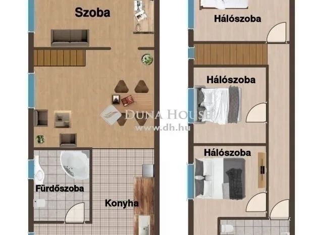 Eladó ház Budapest XIX. kerület, Wekerletelep 86 nm