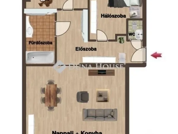 Eladó lakás Budapest XI. kerület, Szentimreváros 63 nm