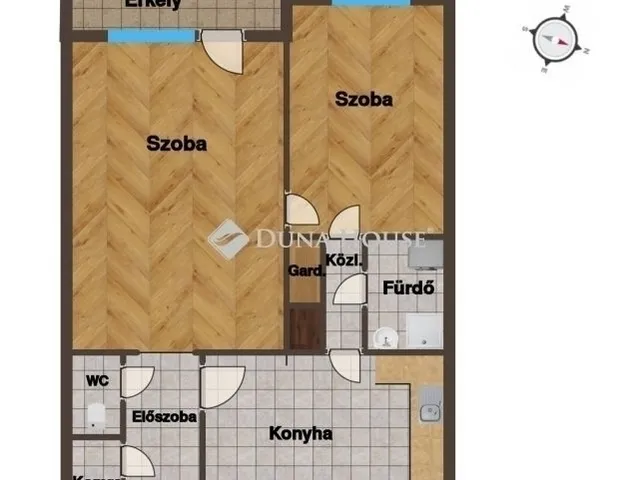 Eladó lakás Budapest XI. kerület, Lágymányos 52 nm