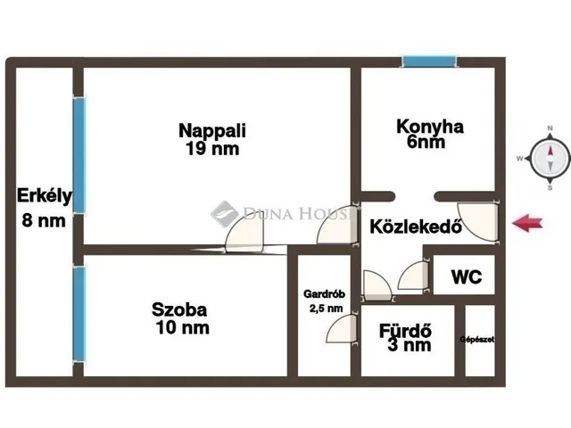 Eladó lakás Budapest XX. kerület 49 nm