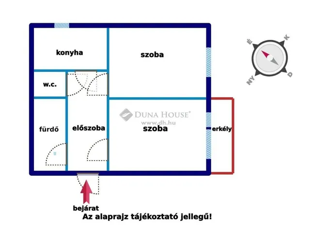 Eladó lakás Budapest IV. kerület, Újpest 53 nm