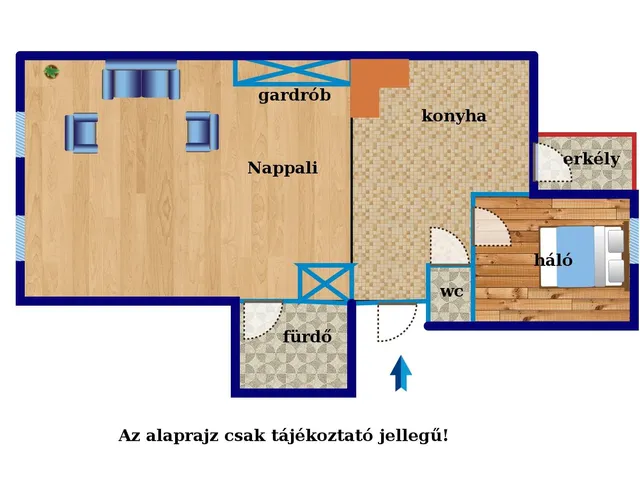 Eladó lakás Budapest XII. kerület 54 nm