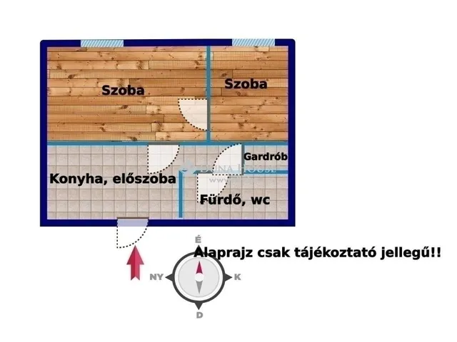 Eladó lakás Budapest III. kerület, Békásmegyer 32 nm