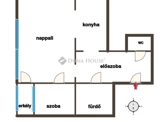 Eladó lakás Budapest V. kerület, Lipótváros 40 nm