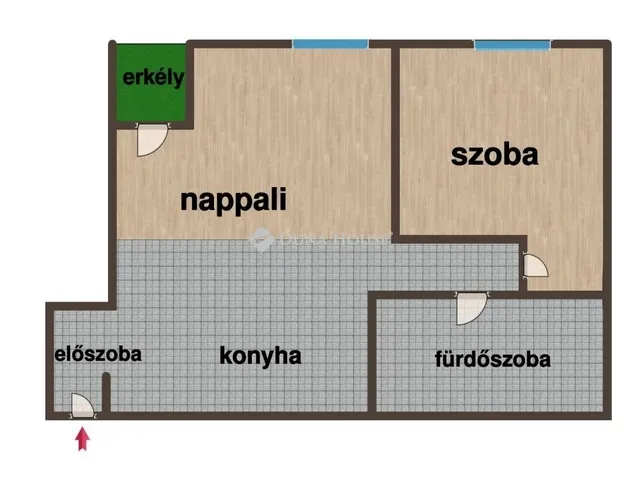 Eladó lakás Budapest VI. kerület, Nagykörúton belüli terület 47 nm