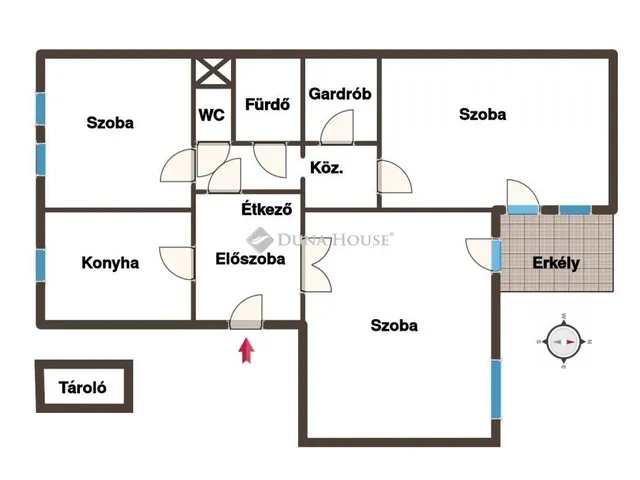 Eladó lakás Budapest IV. kerület, Káposztásmegyer 85 nm