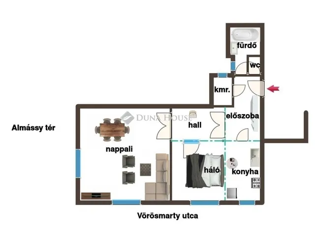 Eladó lakás Budapest VII. kerület 72 nm