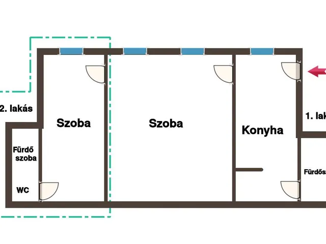 Eladó lakás Budapest VII. kerület 42 nm