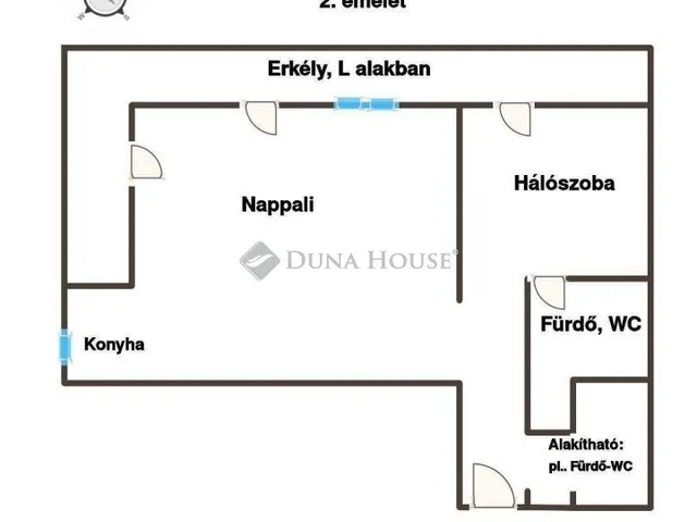 Eladó lakás Budapest II. kerület 61 nm