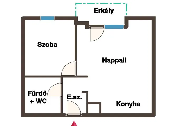 Eladó lakás Budapest XIII. kerület, Angyalföld 37 nm