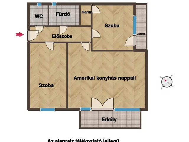 Eladó lakás Budapest XII. kerület 55 nm