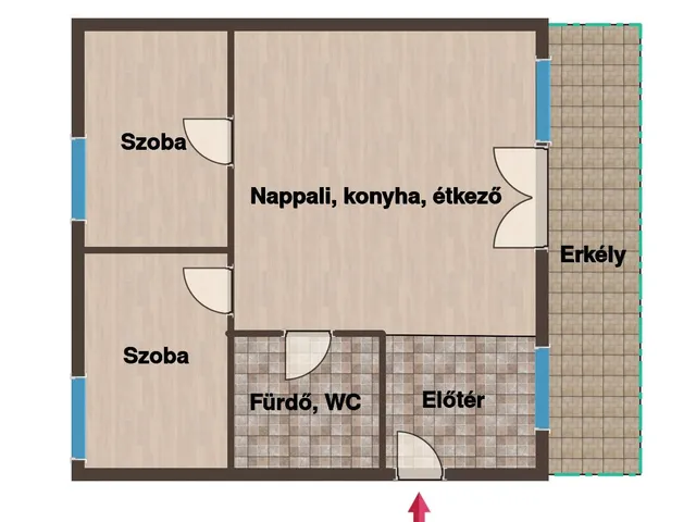 Eladó lakás Budaörs 62 nm