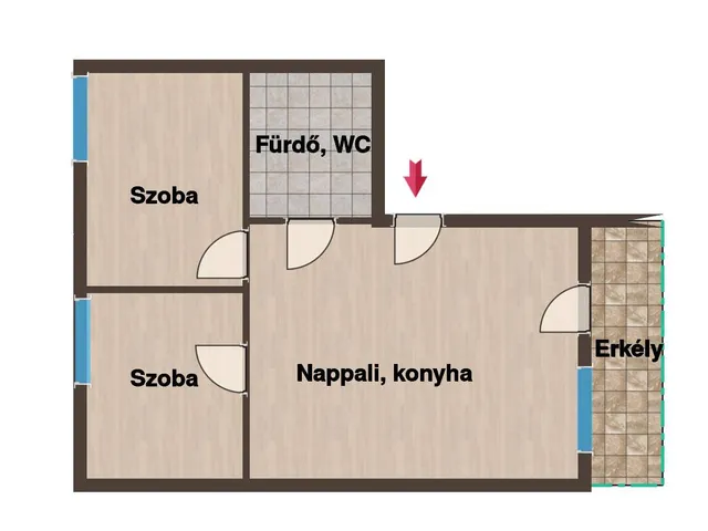 Eladó lakás Budaörs 52 nm