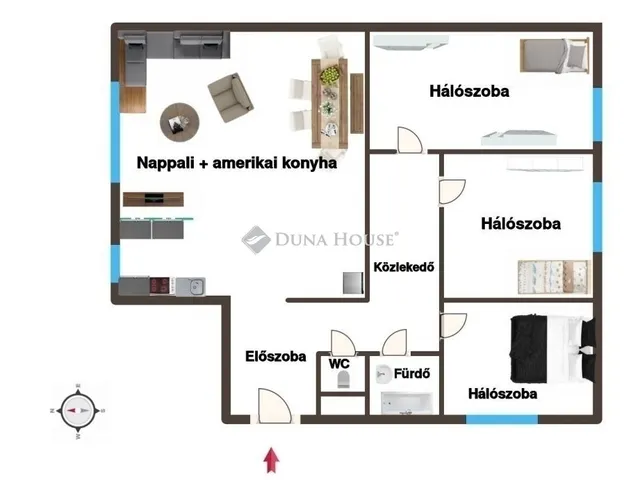 Eladó lakás Budapest III. kerület, Pók utcai lakótelep 73 nm