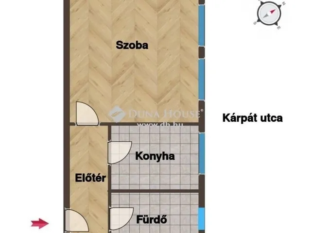 Eladó lakás Budapest XIII. kerület, Újlipótváros 35 nm