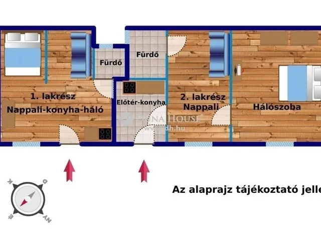 Eladó lakás Budapest VII. kerület 62 nm