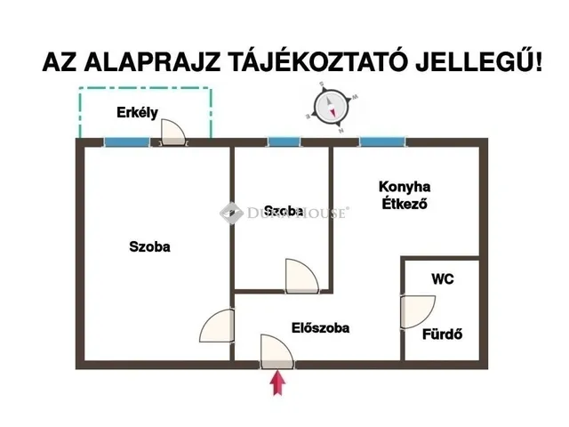 Eladó lakás Budapest XX. kerület 44 nm