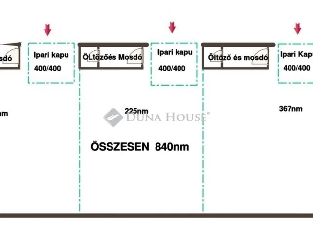 Kiadó kereskedelmi és ipari ingatlan Vecsés 840 nm