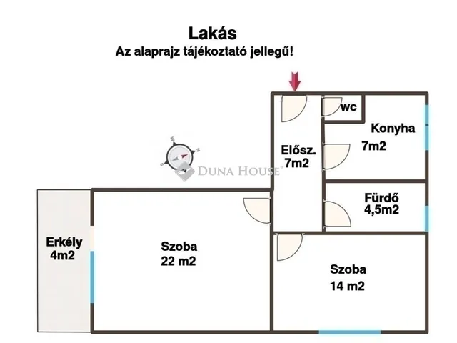 Eladó lakás Budapest XIV. kerület 54 nm