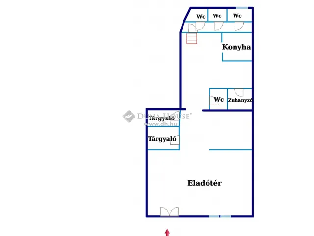 Eladó kereskedelmi és ipari ingatlan Budapest VI. kerület 122 nm