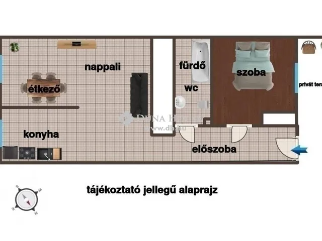 Eladó lakás Budapest VII. kerület 43 nm