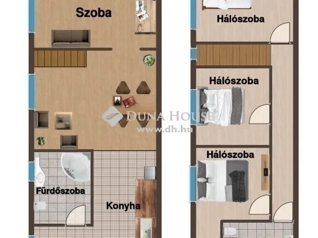 Eladó ház Budapest XIX. kerület, Wekerletelep 86 nm