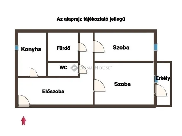 Eladó lakás Budapest VIII. kerület 51 nm