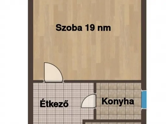 Eladó lakás Budapest III. kerület, Békásmegyer 32 nm