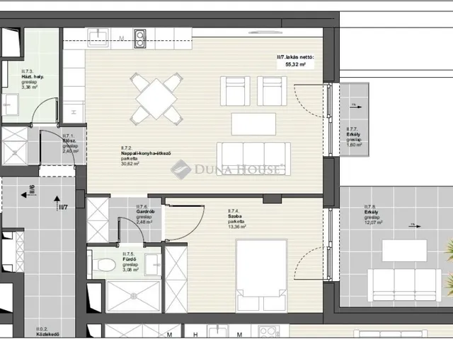 Eladó lakás Budapest XIX. kerület, Felső Kispest 62 nm