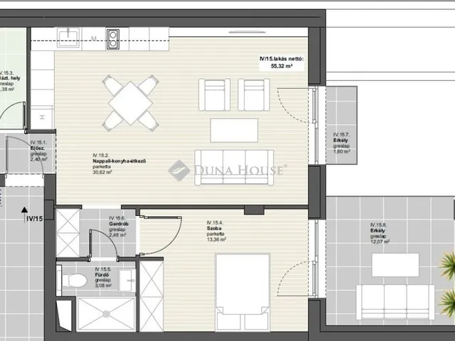 Eladó lakás Budapest XIX. kerület 62 nm