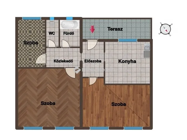 Eladó ház Budapest XVII. kerület, Rákoshegy 69 nm