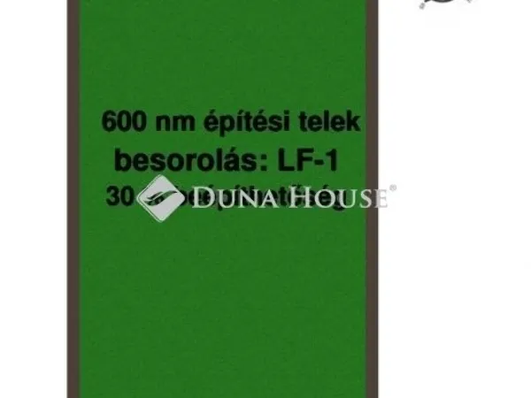 Eladó telek Sülysáp 600 nm