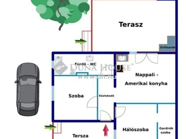 Eladó kereskedelmi és ipari ingatlan Sződliget 124 nm