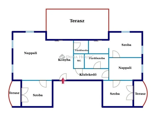 Kiadó lakás Budapest II. kerület 104 nm