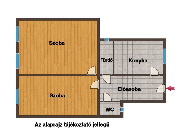 Eladó lakás Budapest XIII. kerület, Angyalföld 57 nm