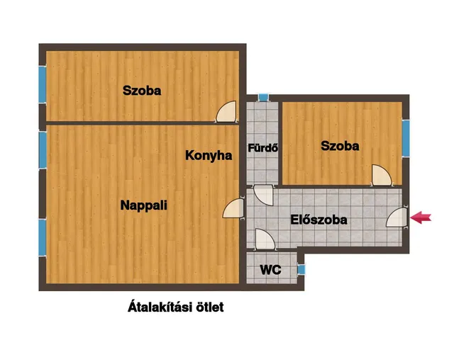 Eladó lakás Budapest XIII. kerület, Angyalföld 57 nm