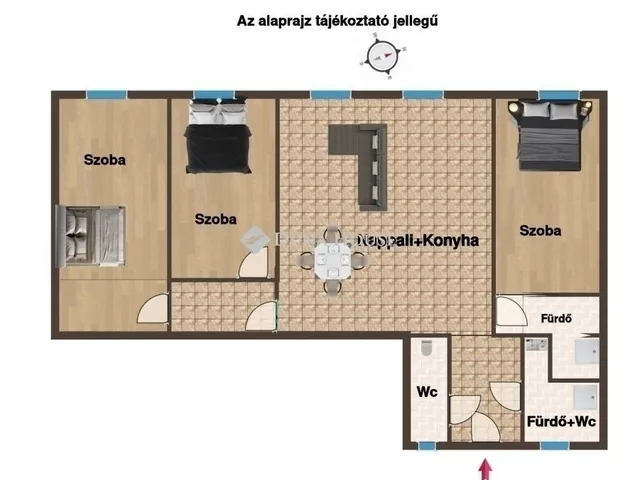 Eladó lakás Budapest VII. kerület 67 nm