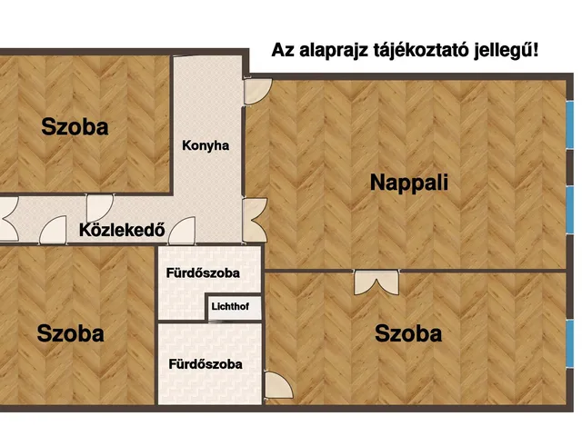 Eladó lakás Budapest VI. kerület, Nagykörúton belüli terület 87 nm