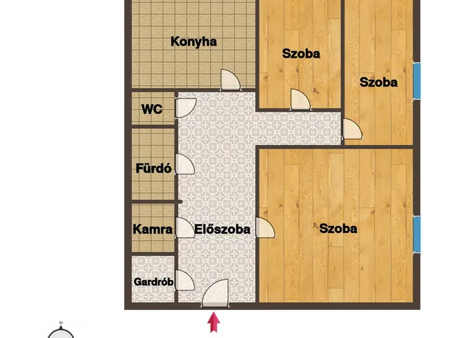 Eladó lakás Budapest XV. kerület, Újpalota 65 nm