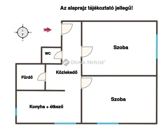 Eladó lakás Budapest V. kerület 58 nm