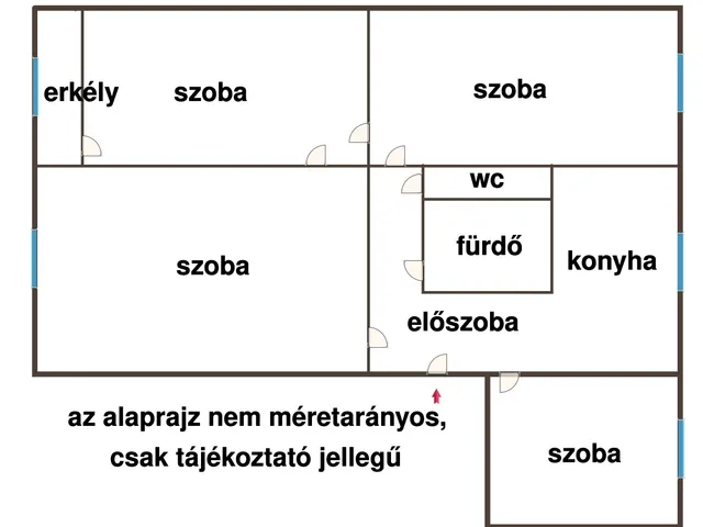 Eladó lakás Budapest XV. kerület, Újpalota 69 nm