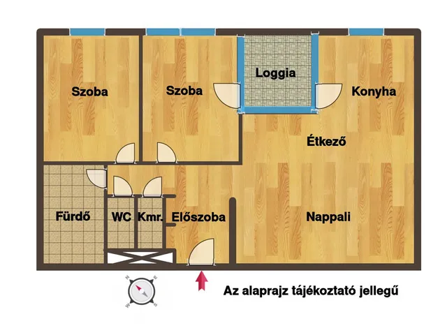 Eladó lakás Budapest IV. kerület, Újpest 69 nm