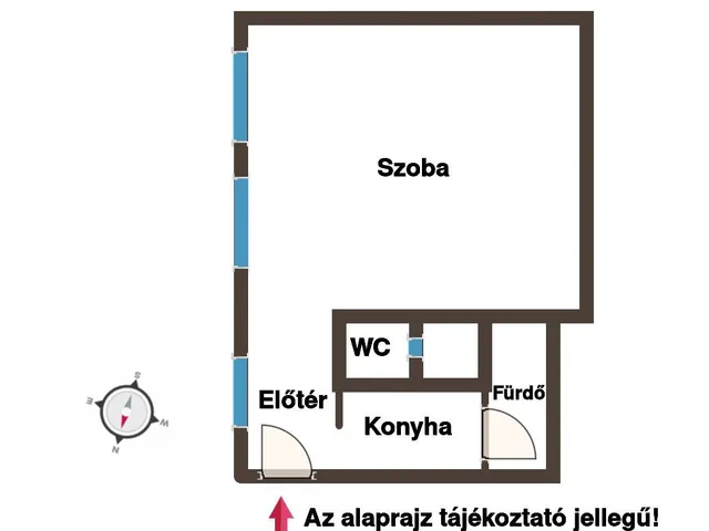 Eladó lakás Budapest VII. kerület, Ligetváros 31 nm