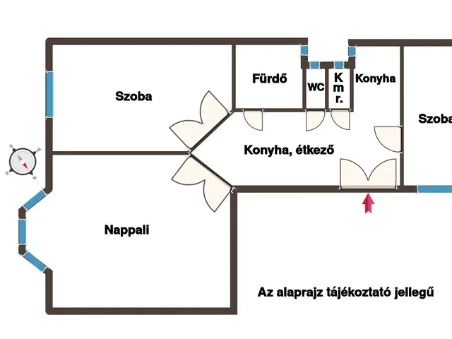 Eladó lakás Budapest VI. kerület, Nagykörúton kívüli terület 71 nm